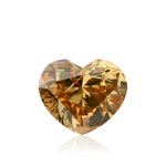 Diamante a cuore Fancy Deep Brownish Yellowish Orange da 1,02 carati (I1) GIA