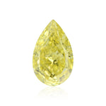 Diamante Goccia Giallo Intenso Fantasia da 1,02 Carati VS1 GIA