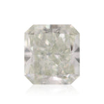 1.04 Carat Fancy Light Yellowish Green Radiant Diamond VS1 GIA