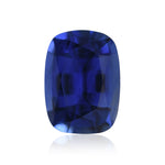 ياقوتة زرقاء من سريلانكا بوزن 1.05 قيراط وشكل وسادة