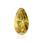 1.08 Carat Fancy Deep Brownish Yellow Pear Diamond VS2 GIA