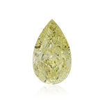1.18 Carat Fancy Yellow Pear Diamond VS2 GIA