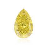 ألماسة كمثرى صفراء فاخرة زاهية 1.19 قيراط IF GIA