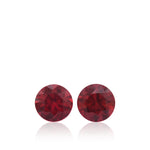 1.20 Carat Red MOZAMBIQUE Round Rubies Pair