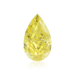 1.22 Carat Fancy Vivid Yellow Pear Diamond SI1 GIA