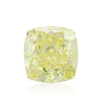 1.22 Carat Fancy Yellow Cushion Diamond FL GIA