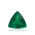 1.24 carati Smeraldo colombiano verde taglio trillion MUZO con certificato GRS