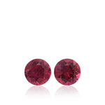 1.32 Carat Red MOZAMBIQUE Round Rubies Pair