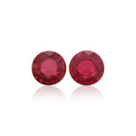 1,33 Karat roter MOZAMBIQUE-Rundrubin