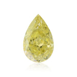 1.36 Carat Fancy Intense Yellow Pear Diamond VVS1 GIA