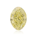 1.37 Carat Fancy Yellow Oval Diamond VS1 GIA