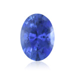 1,38 Karat Blauer SRI LANKA Ovaler Saphir