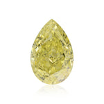 1.41 Carat Fancy Yellow Pear Diamond VVS1 GIA