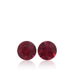 1,45 Karat Rote MOZAMBIQUE Runde Rubine Paar