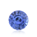 Zaffiro tondo blu SRI LANKA da 1,45 carati