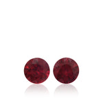 1.50 Carat Red MOZAMBIQUE Round Rubies Pair