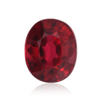 1,51 Karat roter, ovaler Mosambik-Rubin