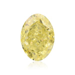 Diamante ovale giallo fantasia da 1,55 carati, purezza VS1, certificato GIA