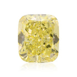 1.61 Carat Fancy Intense Yellow Cushion Diamond SI2 GIA
