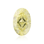1,71 Karat Fancy Light Yellow Oval Diamant VS1 GIA