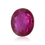1.73 Carat Red BURMESE Oval Ruby GIA