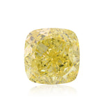 10.31 Carat Fancy Intense Yellow Cushion Diamond IF GIA
