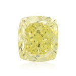 10.52 Karat Fancy Yellow Cushion Diamant VS2 GIA