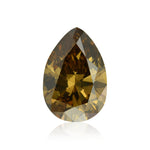 11.69 Carat Fancy Deep Orange Brown Pear Diamond VVS1 GIA