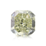 0.80 Carat Fancy Yellow Green Radiant Diamond SI1 GIA