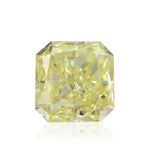 0.74 Carat Light Yellow Radiant Diamond VVS1 IGI