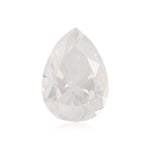 1.29 Carat Fancy White Pear Diamond (I1) GIA