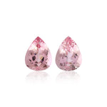 16.00 Carat Pink Pears Morganite Pair