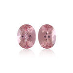 18.64 Carat Pink Ovals Morganite Pair