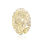 2.00 Carat Fancy Light Yellow Oval Diamond SI1 GIA