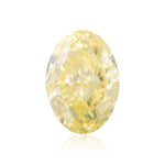 2.00 Carat Fancy Yellow Oval Diamond VVS2 GIA
