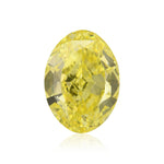 2.01 Karat Fancy Intense Yellow Ovaldiamant SI1 GIA