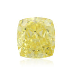 2.01 Carat Fancy Intense Yellow Cushion Diamond VVS2 GIA