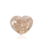 2.01 Carat Fancy Light Yellow Brown Heart Diamond VS2 GIA