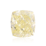 2.01 Carat Fancy Light Yellow Cushion Diamond VVS2 GIA