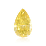 ألماسة كمثرية صفراء فاخرة زاهية جدًا بوزن 2.01 قيراط IF GIA