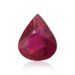 2.03 Carat Red BURMESE Pear Ruby GIA