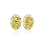 2.07 Carat Fancy Yellow Oval Diamonds VS1 GIA