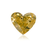 2.08 Carat Fancy Intense Yellow Heart Diamond (SI2) GIA