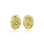 2.17 Carat Fancy Yellow Oval Diamonds VS2 GIA