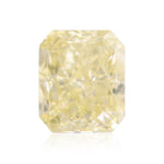 2.20 Carat Fancy Light Yellow Radiant Diamond VS2 GIA