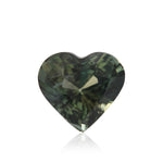2.55 Carat Green MADAGASCAR Heart Sapphire