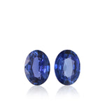 2.67 Carat Blue SRI LANKAN Oval Sapphires Pair