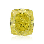 Diamante Cuscino Fancy Vivid Yellow da 2,81 Carati VS2 GIA