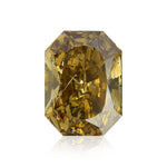 Diamante Radiant Marrone Giallo Scuro Fantasia da 25,13 Carati (I1) GIA