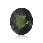 3.02 Carat Green Tanzania Oval Sapphire CD No Heat
